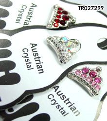 Assorted Crystals Tiara Toe Rings