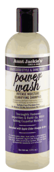 Aunt Jackie's Power Wash Intense Moisture Clarifying Shampoo 12oz