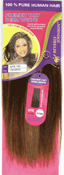 Beverly Johnson 100% Human Hair New Yaky Perm Weave 9" 10"