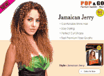 Bijoux 60 Seconds Premium Realistic Fiber POP & GO Jamaican Jerry