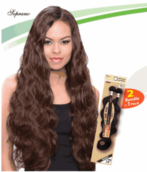 Bijoux Soprano Unprocessed Natural Remi Virgin Brazilian Remi Body Weave
