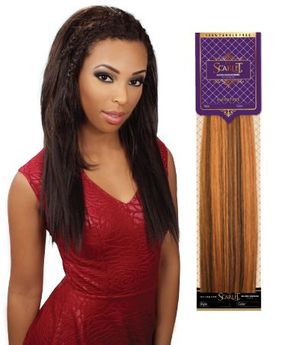 Blue Sapphire Scarlet Human Hair Yaky Bulk 14" 16" 18"