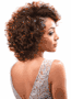 Bobbi Boss IndiNatural Perfect Trio 100% Remi Human Hair Short Cut Spiral Curl 3PCS Weave