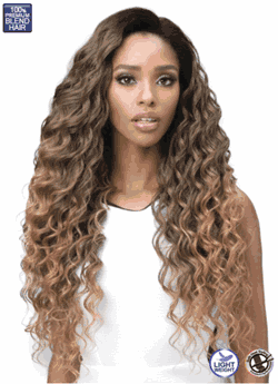 Bobbi Boss Miss Origin Human Hair Blend Full Cap Wig Ocean Wave (NEW!!!)