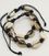Bracelet Natural Kari Shells with wooden Bead