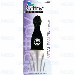 Brittny Metal Fan Fist Pik Short Black