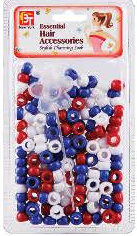 BT Children's Hair Bead SMALL ROUND ANGLOSPHERE ASSORTED