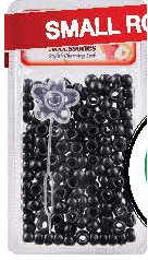 BT Children's Hair Bead SMALL ROUND BLACK