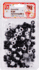 BT Children's Hair Bead SMALL ROUND BLACK/WHITE