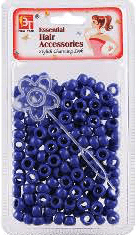 BT Children's Hair Bead SMALL ROUND BLUE