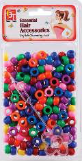 BT Children's Hair Bead SMALL ROUND CRAYOLA ASSORTED