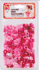 BT Children's Hair Bead SMALL ROUND HOT PINK ASSORTED