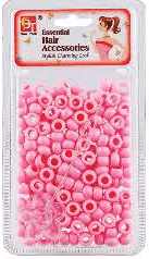 BT Children's Hair Bead SMALL ROUND PINK