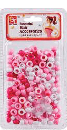 BT Children's Hair Bead SMALL ROUND PINK ASSORTED