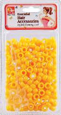 BT Children's Hair Bead SMALL ROUND YELLOW