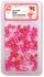 BT Children's Hair Beads SMALL HEART HOT PINK CLEAR ASSORTED