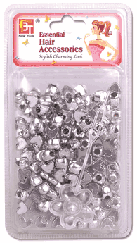 BT Children's Hair Beads SMALL SILVER