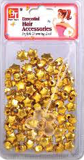 BT Children's Hair Beads SMALL STAR GOLD