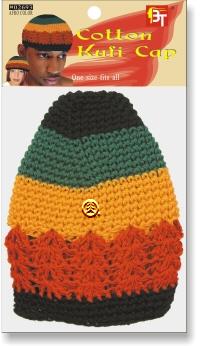 BT Cotton Kufi Cap AFRO COLOR