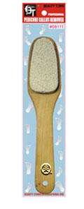 BT Pedicure Pumice Stone Wood File 2-Way (Paddle Shape)