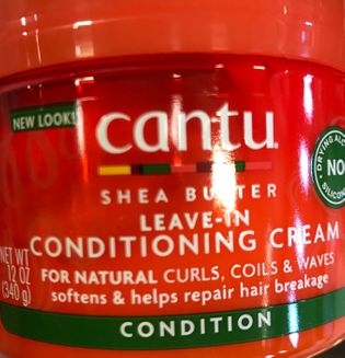 Cantu Shea Butter Leave-In Conditioning Cream for Natural Curls 12oz