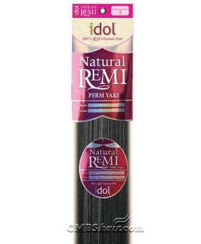 Chade Idol 100% Remi Human Hair Natural Perm Yaki Weave 10" 12" 14" 16"