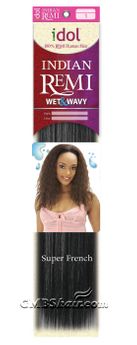 Chade Idol Indian 100% Remi Human Hair Super French Weave 14" 16"