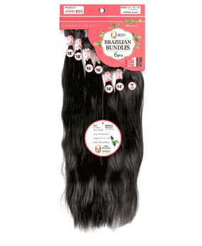 Chade O-Remi Brazilian 6pcs Bundle + Top Closure Natural Weave (10",10",10",12",12",12")