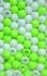Chloe Hair Beads DIAMOND 100pc WHITE / LIME
