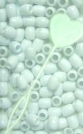 Chloe Hair Beads EGG White 120pc