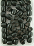 Chloe Hair Beads JUMBLE Black 50pc