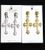 Clip On Earring Cross