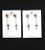 Clip On Earring Cross Dangle Earring