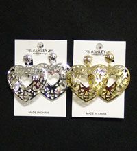 Clip On Earring Heart
