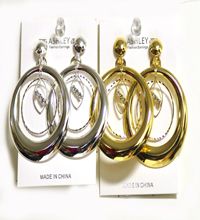 Clip On Earring Loop with Design