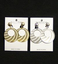 Clip On Earring Round