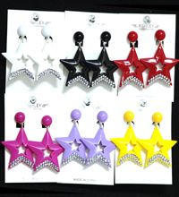 Clip On Earring Star Color