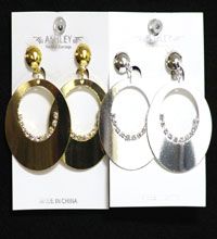 Clip On Earring  with Diamond