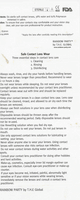 Contact Lens Instruction FDA