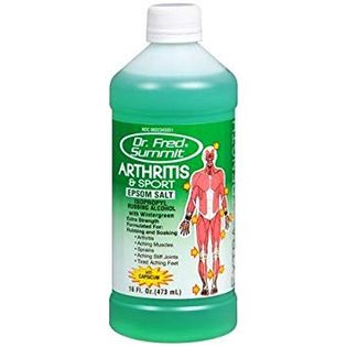 Dr. Fred Summit Epsom Salt Rubbing Alcohol 70% Isopropyl GREEN 16oz