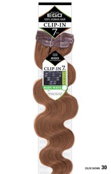 EGO 100% REMY HUMAN HAIR BODY WAVE CLIP-IN 7PCS 18" (NEW!!!)