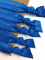 Elastic Hair Tie & Bracelet in One SOLID COLOR BALI BLUE 5PC