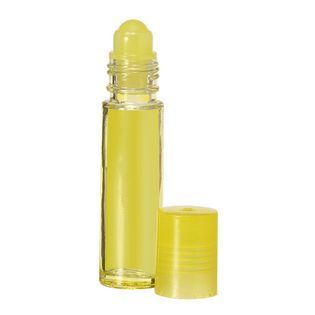 Empty Roll On Perfume Bottle YELLOW