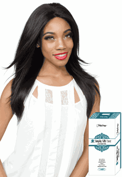 Fashion Source Simply Silki Lace 100% Human Hair Wig SLH-TEAL