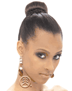 Femi Collecton Synthetic Donut Dome Bun