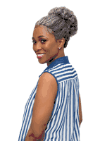 Femi Ms. Granny Collection 100% Premium Fiber Hair Drawstring Ponytail Afro Puff String Medium (NEW!!!)