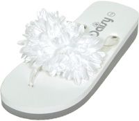 Flower Sandal White
