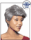 Foxy Silver Human Hair Blend Wig H/H MILLY *