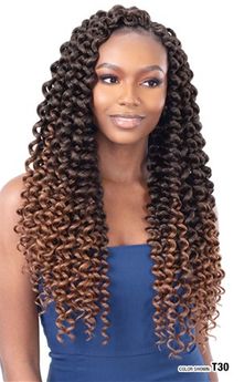 Freetress 3 Bundle Pack Braid Shirley Curl 18"