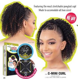 Freetress Equal FLEX Crochet Ponytail C-MINI Curl